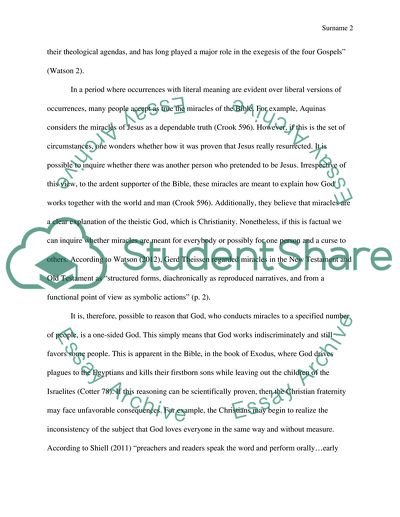 Scientific Explanations of Natural Occurrences That Were Told to Be Miracles throughout the Bible