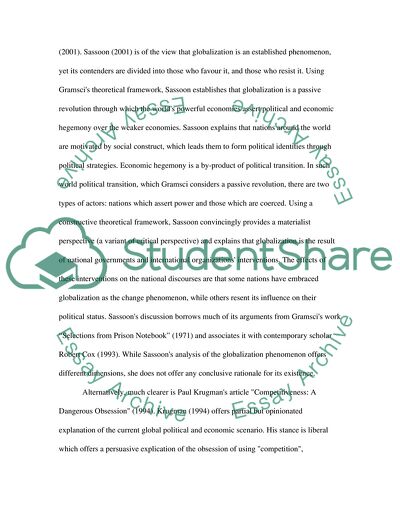 Global Political Economy