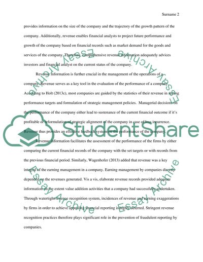 Revenue from Contracts with Customers