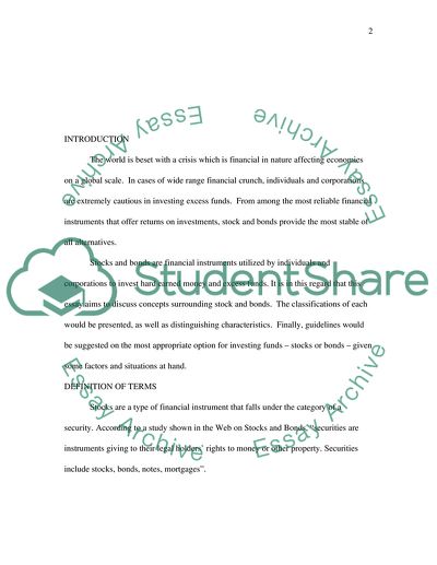 Macroeconomics: Stocks and Bonds Concepts and Applications Revealed