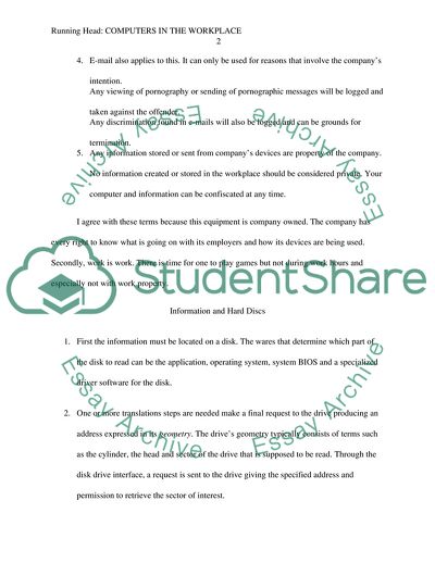 Computers Ethic in the Workplaces