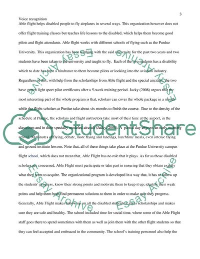 Possibility of Developing a Voice Recognition System in an Aircraft