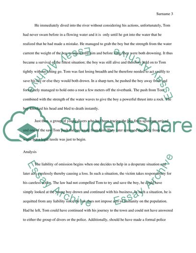 Liability for Omissions