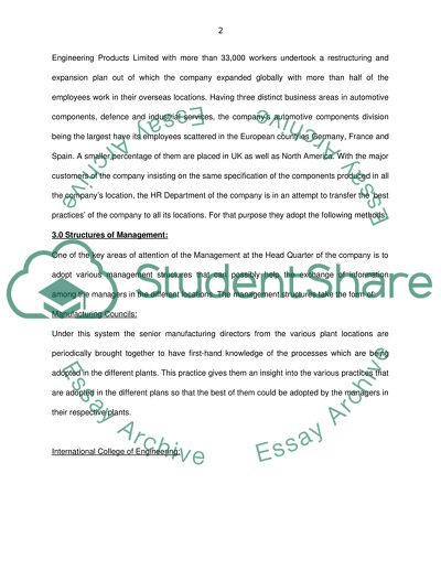 Operation of Power and Control