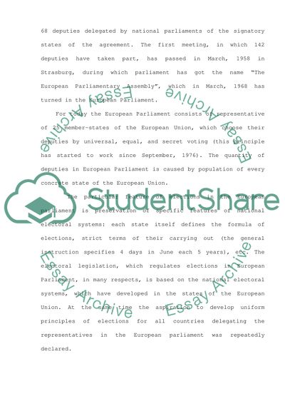 European Parliament elections