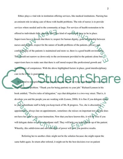 Delegation case study examples image