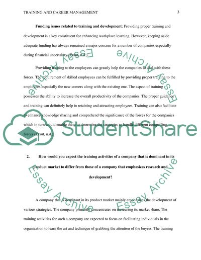 The Forces Affecting the Workplace and Learning