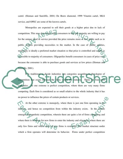 Economic for Business: Monopoly and Oligopoly