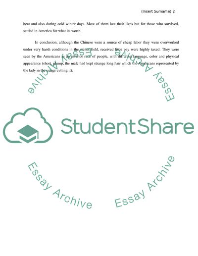 Early Chinese-Americans and Manifest Destiny