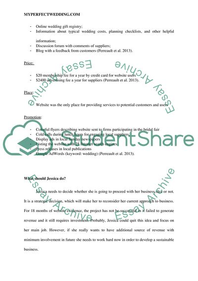 Analysis of MyPerfectWedding.com