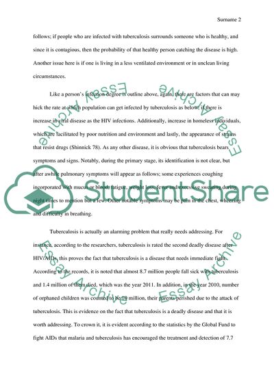 The Tuberculosis Disease