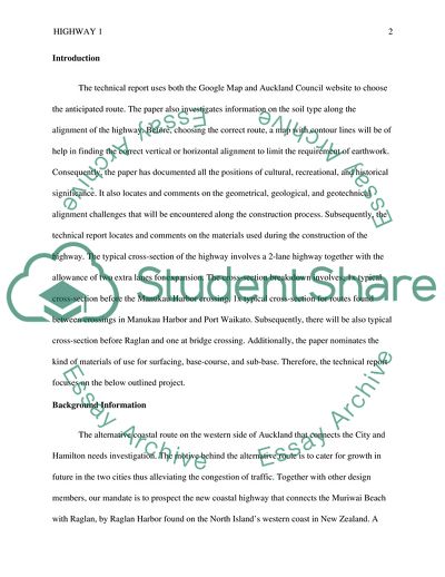 Highway Engineering Project