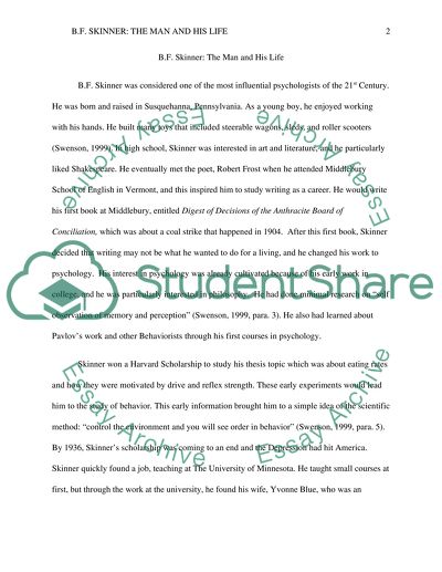 BF Skinner - The Man and His Life