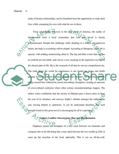 Analysis of The Beautiful Things that Heaven Bear Book by Dinaw Mengestu