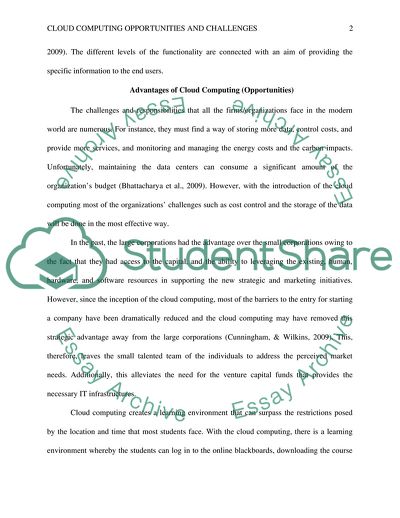 cloud computing term paper topics