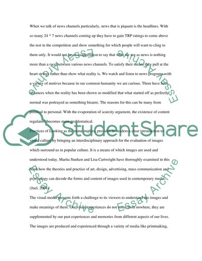 Media: A constructor of Reality