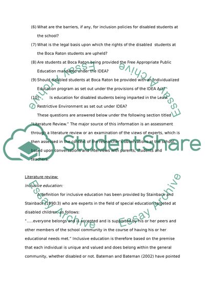 Special Education at West Boca Raton High School