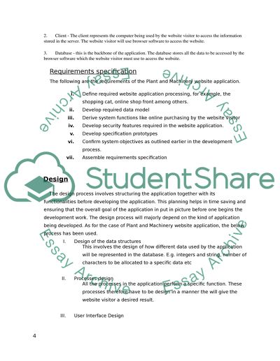 Documentation for Web Application Project