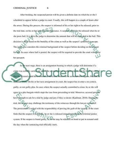 The Process of Arresting, Trying, and Convicting Someone Accused of a Violent Crime
