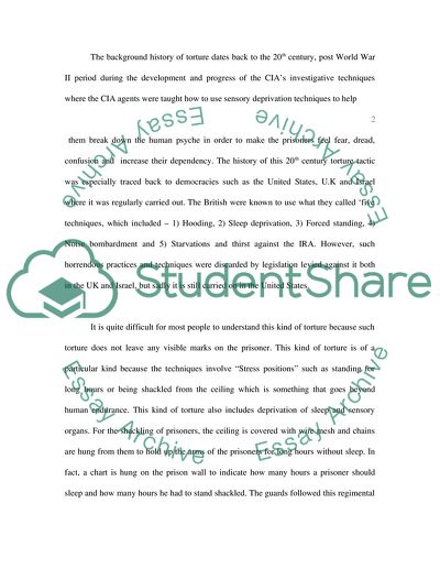 Analysis of Taxi to the Dark Side Documentary by Alex Gibney