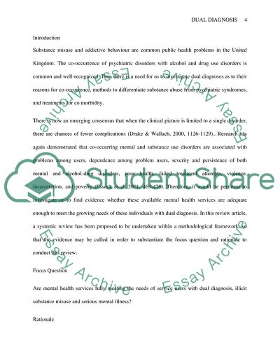 Meeting Challenges in Dual Diagnosis of Substance Abuse and Mental Disorders