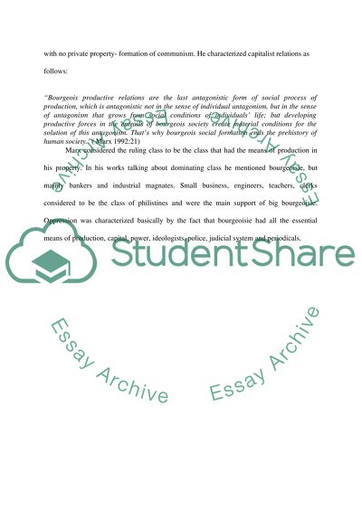 How did Karl Marx view America