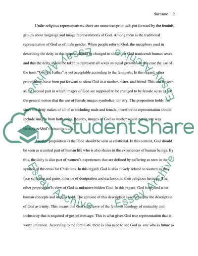 Religious Feminism and Patriarchy and Sexism