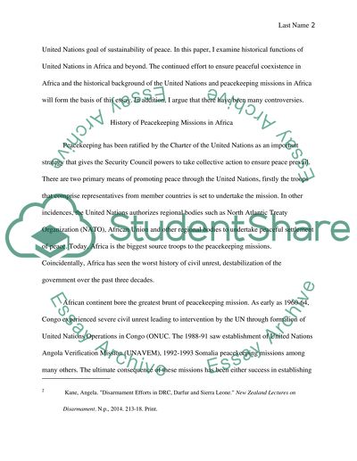 Historical Challenges of UN Peacekeeping in Africa