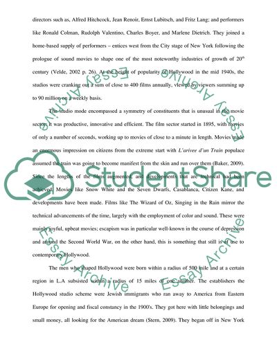 Jewish Immigrant Experience in Shaping Hollywood