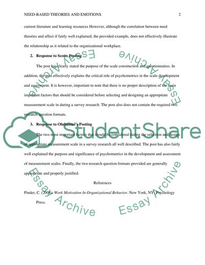 Respond to colleagues postings