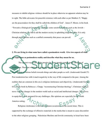 The Christian Tradition