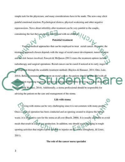 Role of the Clinical Nurse Specialist in the Support of Patients