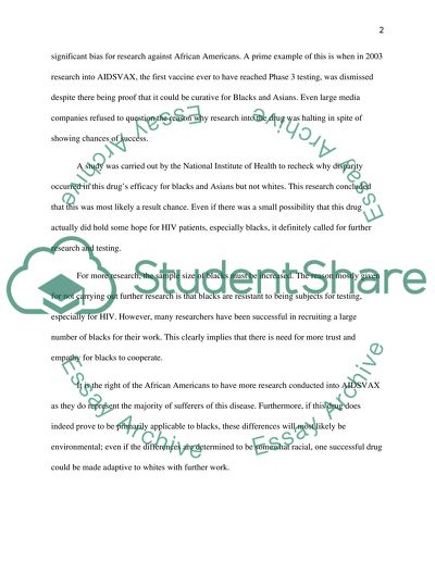 Inadequate Medical Research