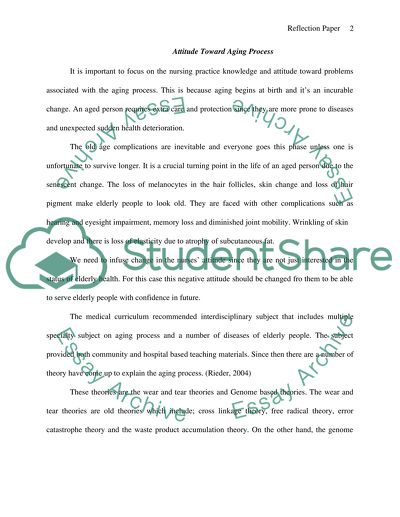 Attitude Toward Aging Process