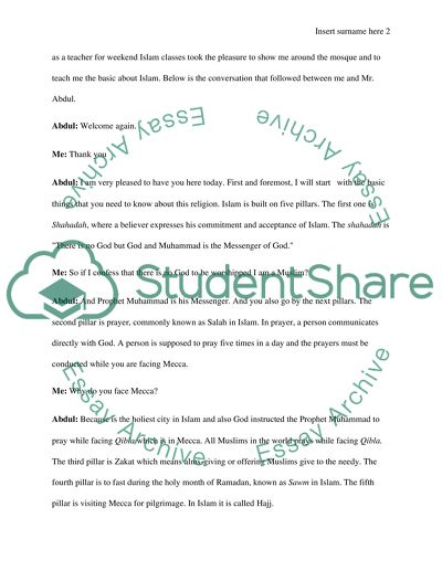 Visiting Al-Farooq Islamic Center