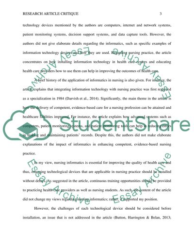 Nursing Informatics