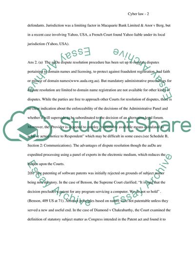 What Cyber Law Might Teach