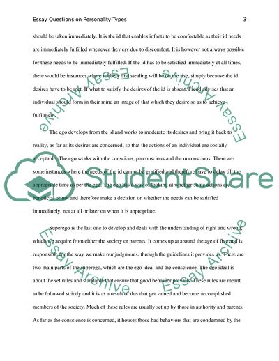 Different Personality Types