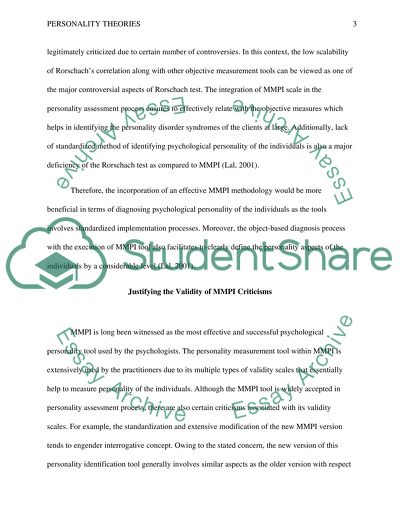 Personality theories