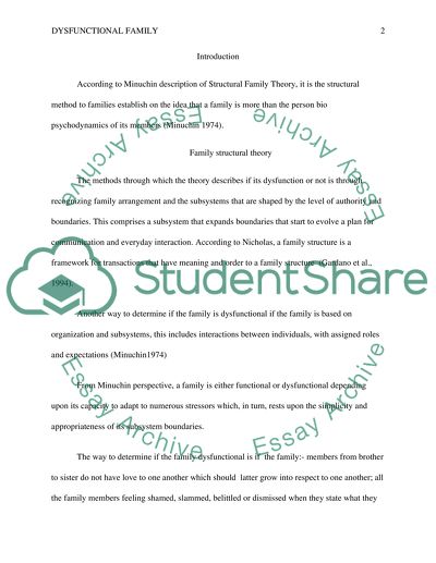 Family structural theory