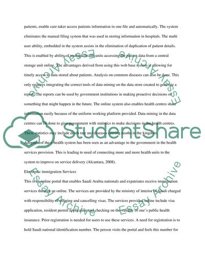 Government Services Provided Online