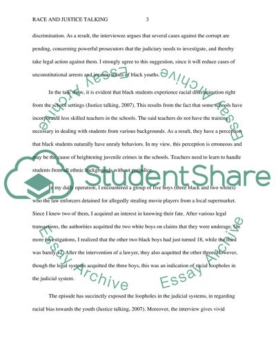 THOUGHT RESPONSE REACTION PAPER