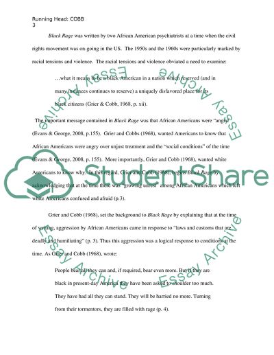 The Black Rage of Psychiatrist Price Cobb