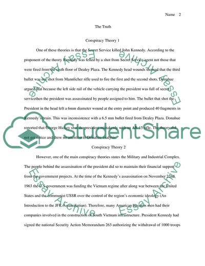 Rhetorical Analysis of Conspiracy Theories