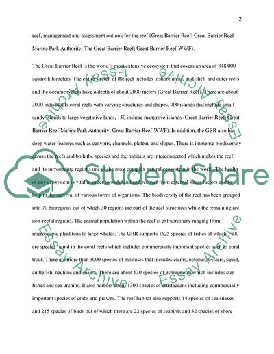 Main Aspects of Great Barrier Reef