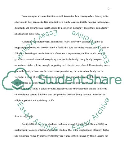 Family psychology and structure