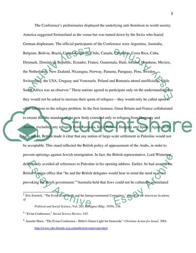 How the Evian conference allowed hitler to massacre the jews