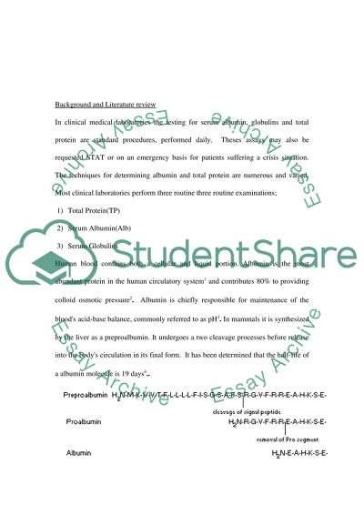 Interferences in the Assay of Serum Albumin Using the Bromcresol Green Indicator