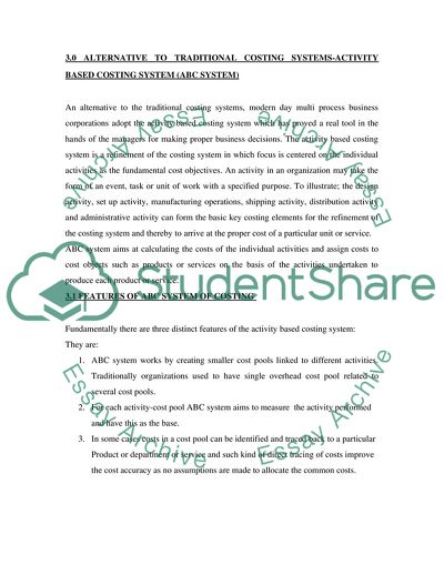 The Management Accounting Systems