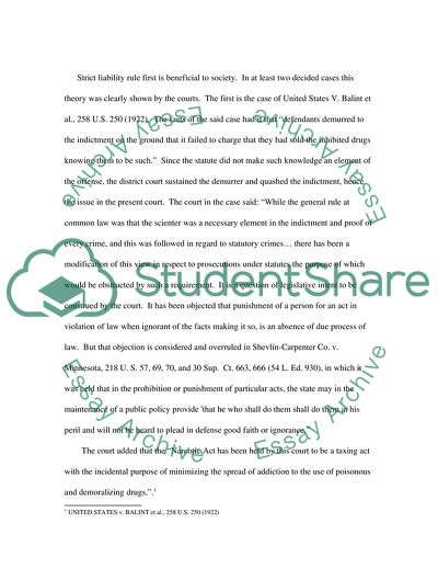 Strict Liability of Law Philosophy